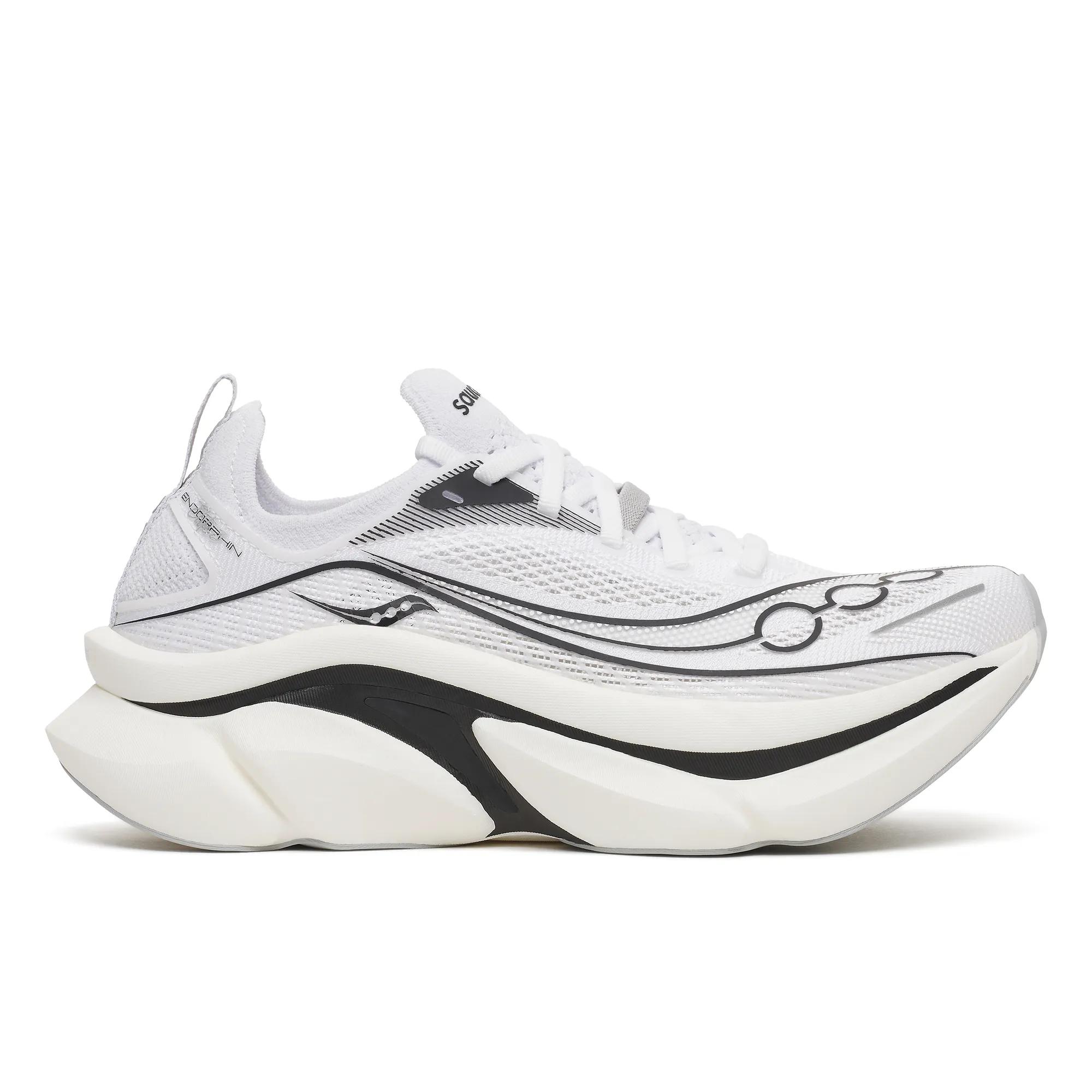 Saucony Endorphin Elite 3 para Unisex Blanco/Negro