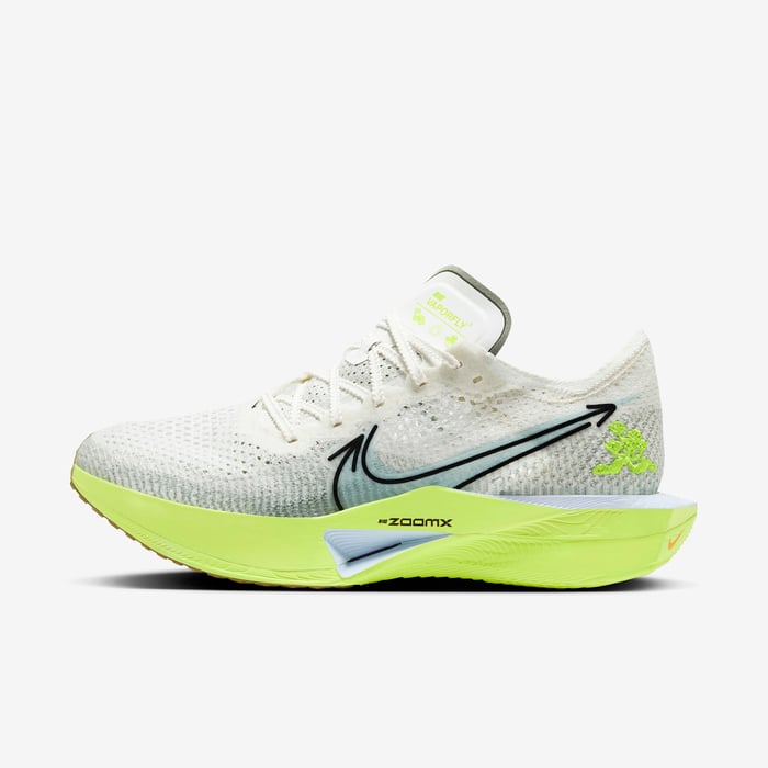 Nike Vaporfly Next 3 para Hombre Crema / Volt / Verde musgo / Azul glaciar