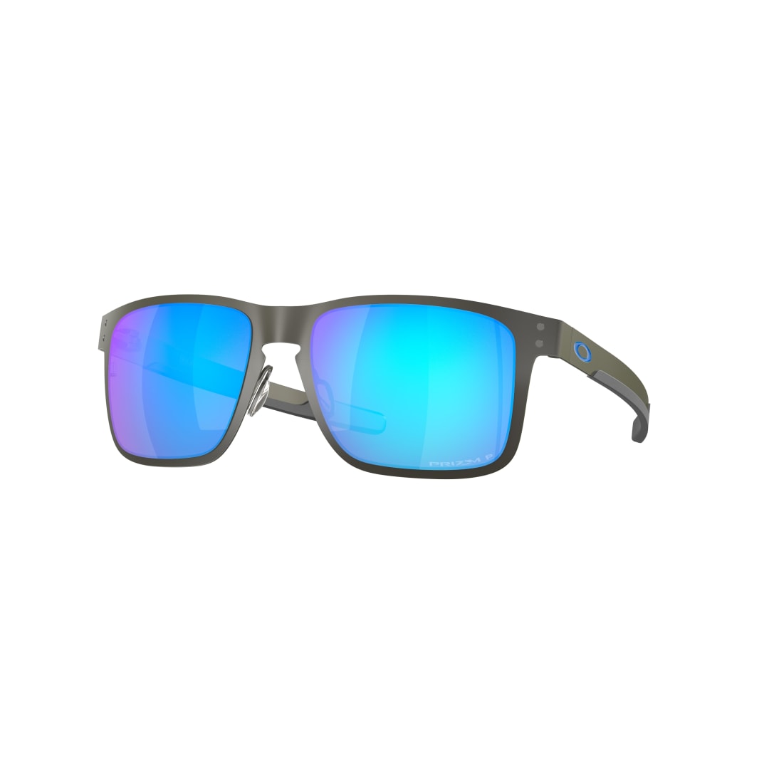 Oakley Holbrook™ Metal Gris Plomo Mate · Prizm sapphire polarizado