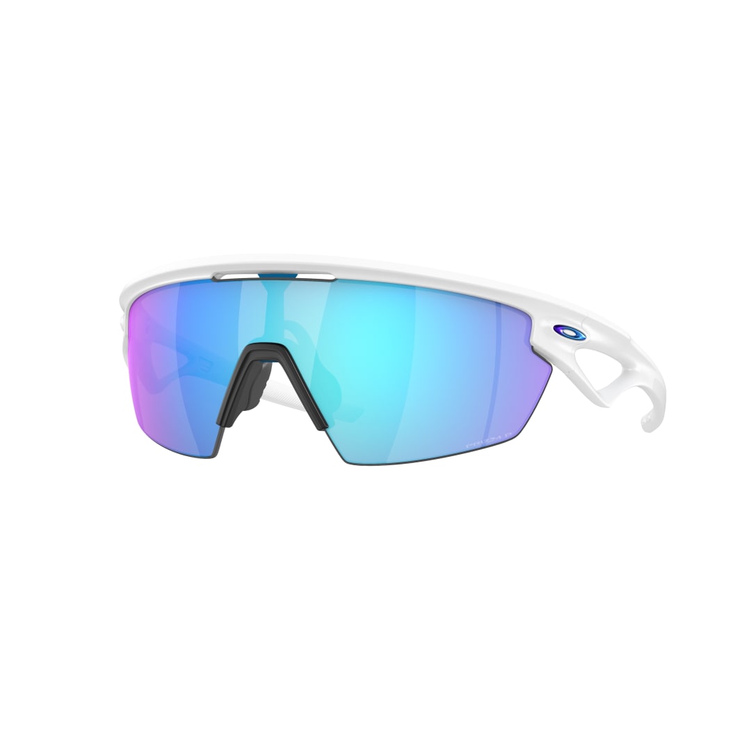 Oakley Sphaera™ Blanco Mate · Prizm sapphire polarizado