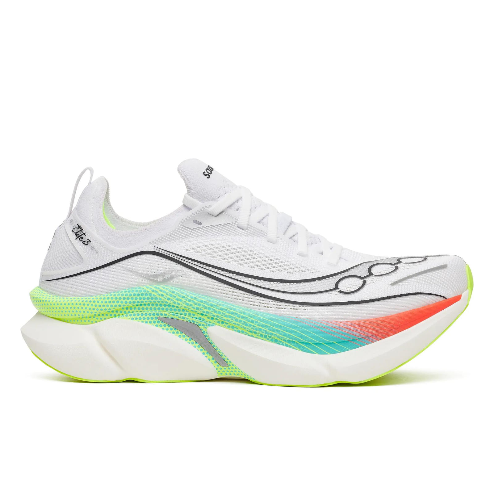 Saucony Endorphin Elite 3 para Unisex Blanco | Multicolor