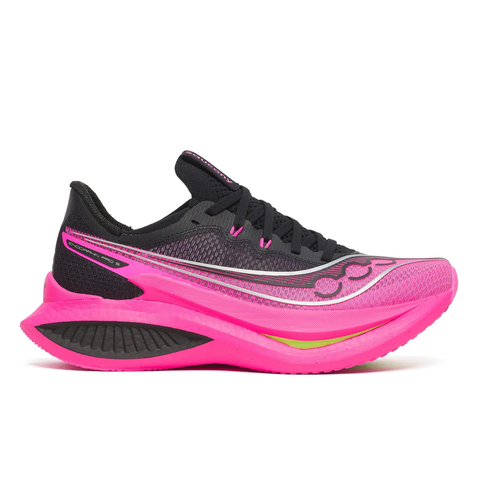 Saucony Endorphin Pro 5 para Mujer Negro/Shock