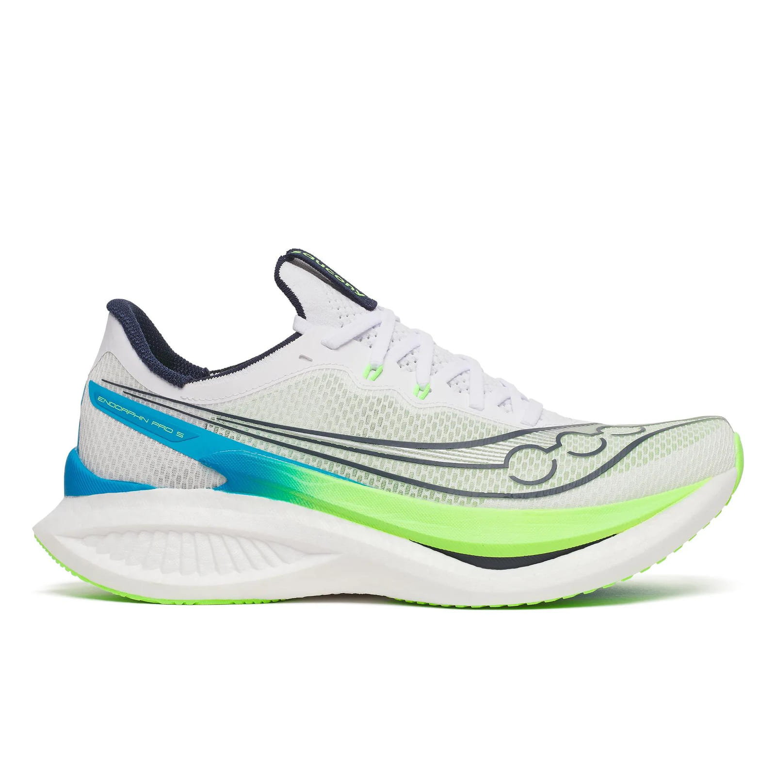 Saucony Endorphin Pro 5 para Hombre Blanco/Slime