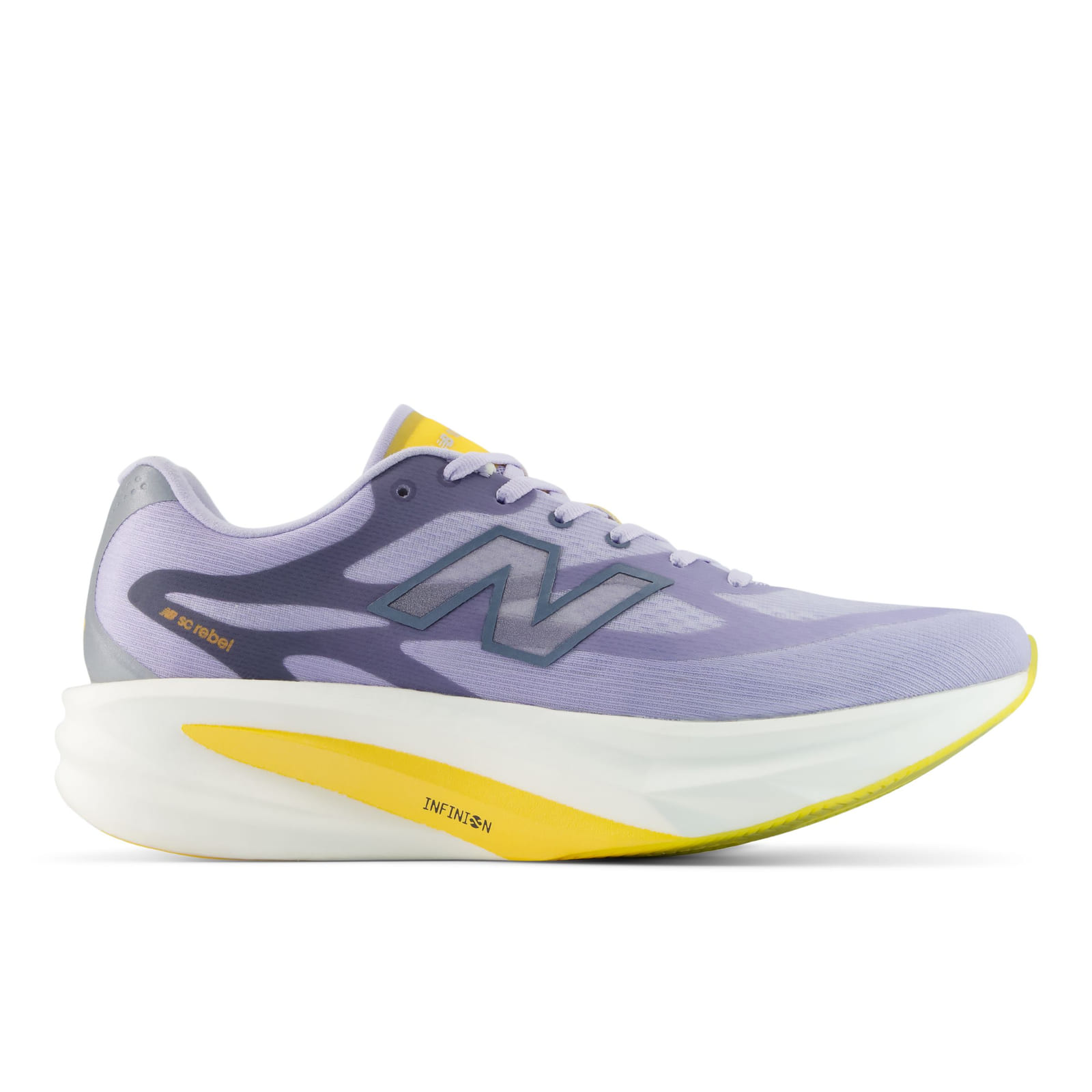 New Balance SuperComp Rebel para Hombre Smoked Violeta with satsuma Naranja