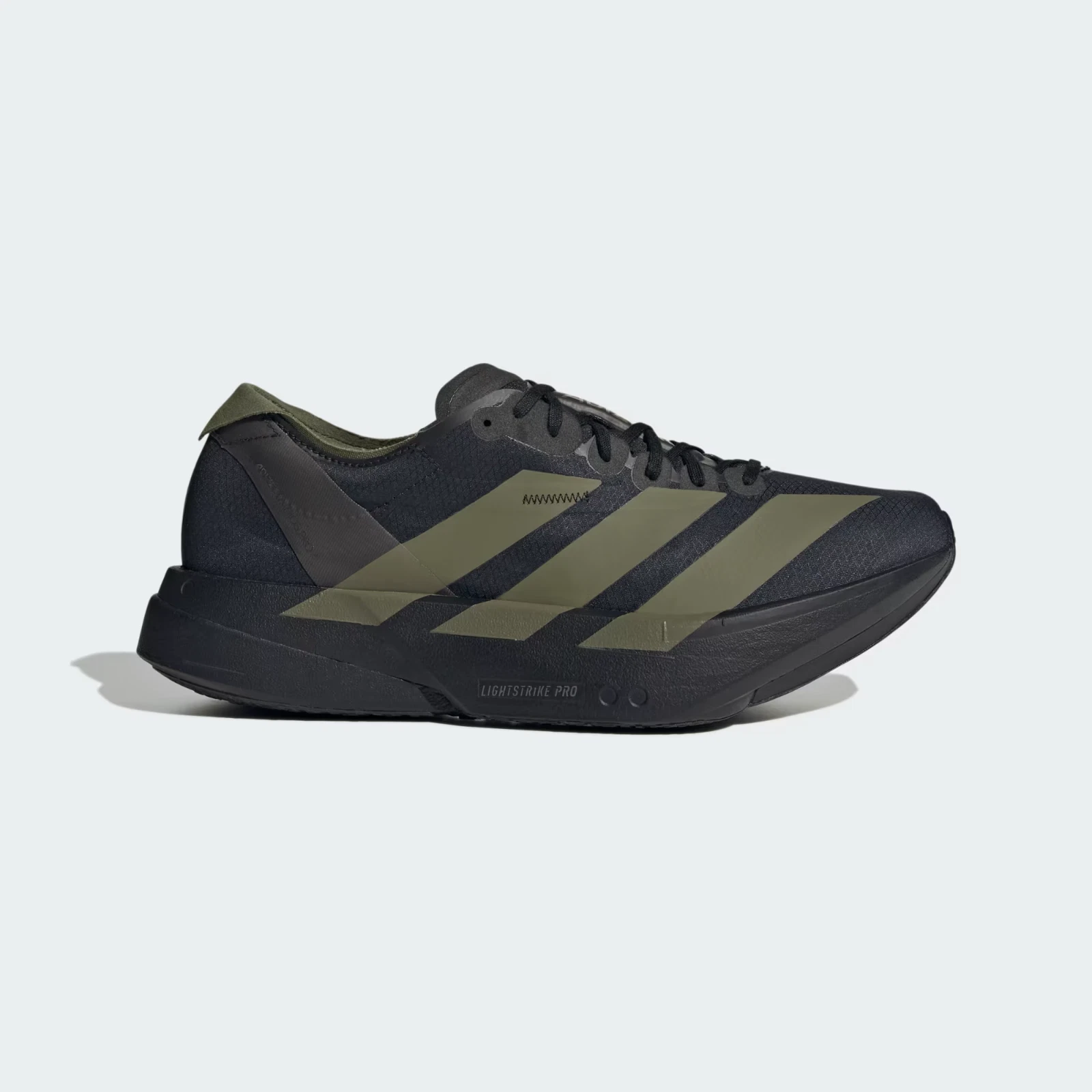 Adidas Adizero Adios Pro 4 para Hombre Negro / Oliva / Gris carbón